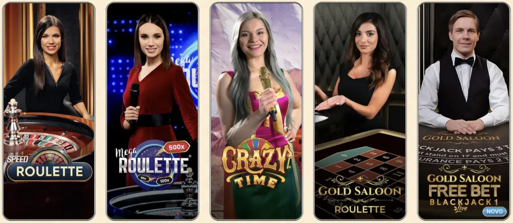 Jogos de Mesa Vegasino Casino