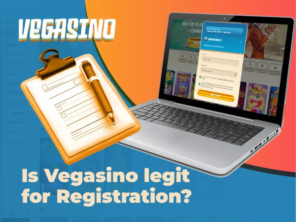 Vegasino Casino: Registro e Verificação de Conta